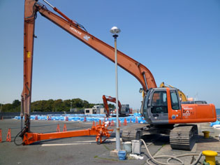 火力発電所 ヘドロ浚渫工事