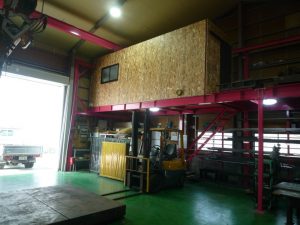 工場1F北東面より南西面全景