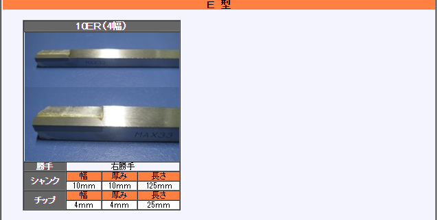 ロウ付けバイト